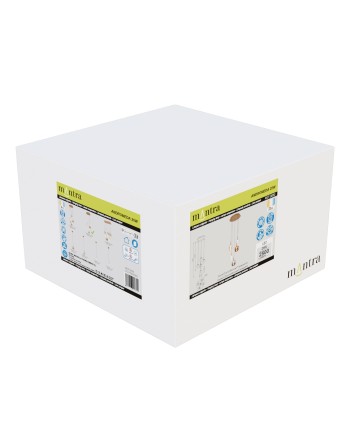 ANDROMEDA * LÁMPARA 5L- BASE REDONDO ORO - 8941(X2)+8938+8939+8940